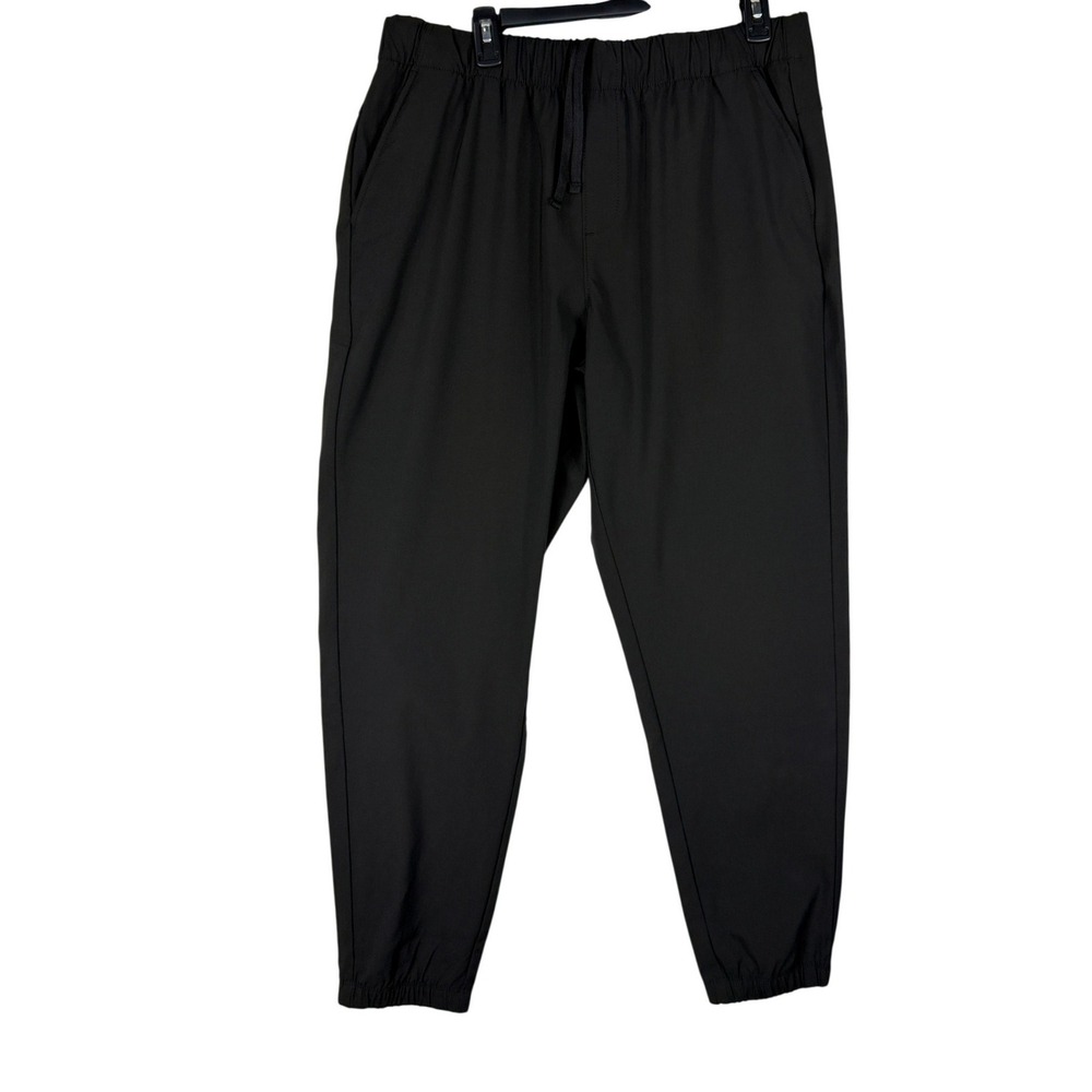 Member's Mark Mens Travel Jogger Pants Black Size Large 4-Way Stretch NWT